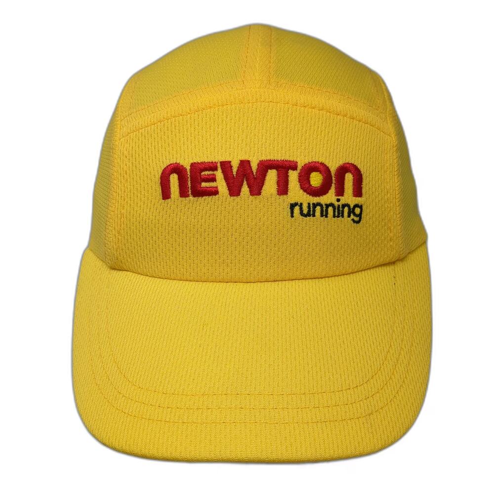 Headsweats 5 Panel Yellow One Size Newton Running Coolmax Moisture Wicking Hat